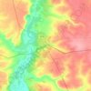 Топографическая карта Никольское сельское поселение, высота, рельеф
