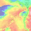 Топографическая карта Гиза, высота, рельеф