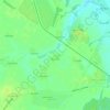 Топографическая карта Колосово, высота, рельеф