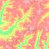 Топографическая карта Береговское сельское поселение, высота, рельеф