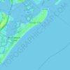 Топографическая карта Ocean City, высота, рельеф