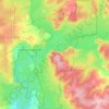 Топографическая карта Государственный природный национальный парк «Марий Чодра», высота, рельеф
