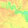 Топографическая карта Agra, высота, рельеф