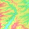 Топографическая карта Chitterne, высота, рельеф