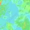 Топографическая карта озеро Иртяш, высота, рельеф