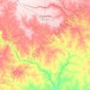 Топографическая карта Chapadão do Sul, высота, рельеф