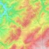 Топографическая карта Grandmenil, высота, рельеф