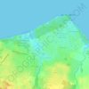 Топографическая карта Заостровье, высота, рельеф