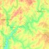 Топографическая карта Агаповский район, высота, рельеф