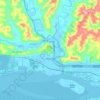 Топографическая карта Hoquiam, высота, рельеф