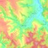 Топографическая карта Таганча, высота, рельеф