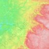 Топографическая карта Тихвинка, высота, рельеф