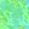 Топографическая карта Кирасозеро, высота, рельеф