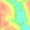 Топографическая карта Голынщина, высота, рельеф
