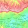 Топографическая карта Wrotham, высота, рельеф