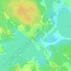 Топографическая карта Рунский, высота, рельеф