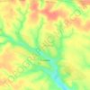 Топографическая карта Гнилицы, высота, рельеф