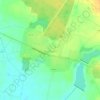 Топографическая карта Погородно, высота, рельеф