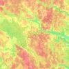 Топографическая карта Новолеушинское сельское поселение, высота, рельеф