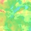 Топографическая карта Строкино, высота, рельеф