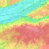 Топографическая карта Amboise, высота, рельеф