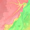 Топографическая карта Вороновское сельское поселение, высота, рельеф