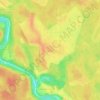 Топографическая карта Остров, высота, рельеф