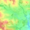 Топографическая карта Заречанка, высота, рельеф