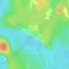 Топографическая карта Койкары, высота, рельеф