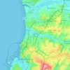 Топографическая карта Boulogne-sur-Mer-1, высота, рельеф