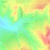 Топографическая карта Холодный Ключ, высота, рельеф