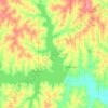 Топографическая карта Lake Thunderbird, высота, рельеф