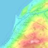 Топографическая карта Maryport, высота, рельеф