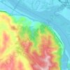 Топографическая карта Rainier, высота, рельеф