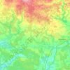 Топографическая карта Боровской сельский Совет, высота, рельеф