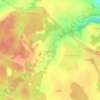 Топографическая карта Подлесное, высота, рельеф