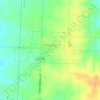 Топографическая карта Wheaton, высота, рельеф