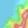 Топографическая карта Квaриати, высота, рельеф