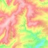 Топографическая карта Большекачкинское сельское поселение, высота, рельеф