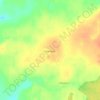 Топографическая карта Поздняково, высота, рельеф
