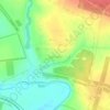Топографическая карта Тургенево, высота, рельеф