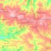 Топографическая карта Свердловский район, высота, рельеф
