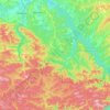Топографическая карта Марковское городское поселение, высота, рельеф