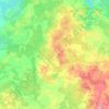 Топографическая карта Белицкий сельский Совет, высота, рельеф