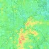 Топографическая карта Ocala, высота, рельеф