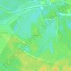 Топографическая карта Комарово, высота, рельеф