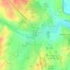 Топографическая карта Mercersburg, высота, рельеф