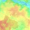 Топографическая карта Атолино, высота, рельеф
