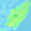 Топографическая карта Daufuskie Island, высота, рельеф