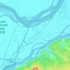 Топографическая карта сельское поселение Село Бычиха, высота, рельеф